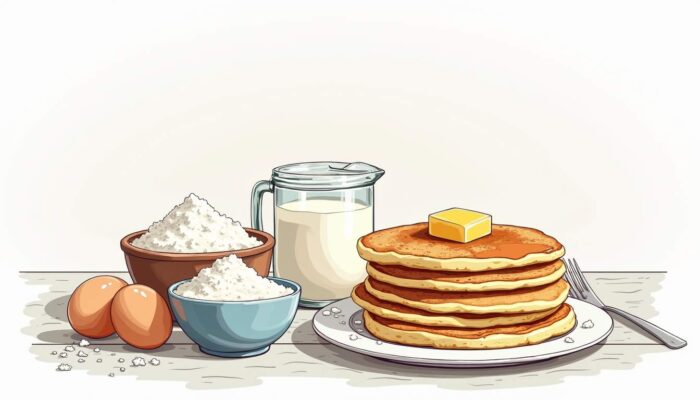 Airfryer pancakes